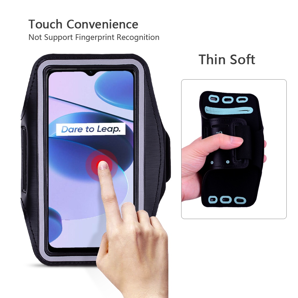Ốp Điện Thoại Chống Thấm Nước Có Giá Đỡ Cho Realme C35 C33 C31 C30 C30s C25Y C25s C25 C21Y C21