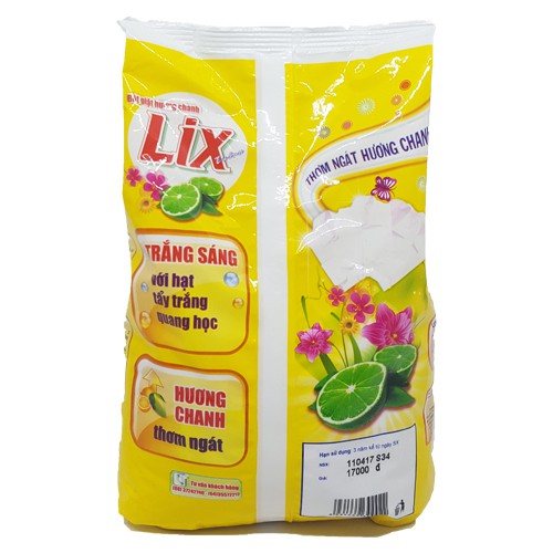 Bột giặt Lix Extra hương Chanh 600g