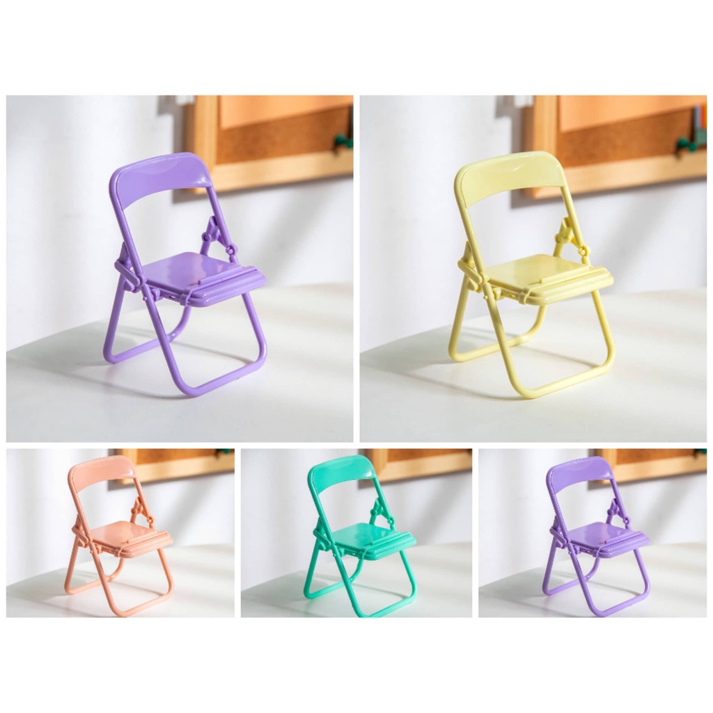 Giá Đỡ Điện Thoại Hình Ghế để điện thoại xem phim gấp gọn dễ thương Cute Shop.
