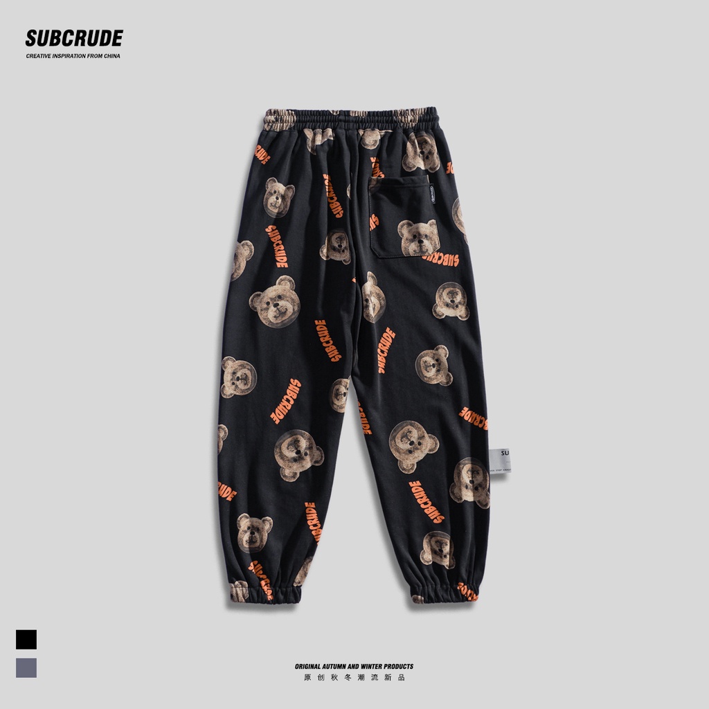 Quần Jogger nỉ gấu hàng cao cấp ss2022