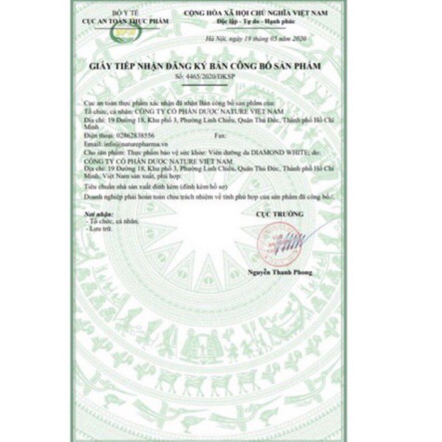 (PHIÊN BẢN 2020) VIÊN UỐNG TRẮNG DA DIAMOND WHITE NGỌC TRINH FULL HỘP 60 VIÊN | Thế Giới Skin Care