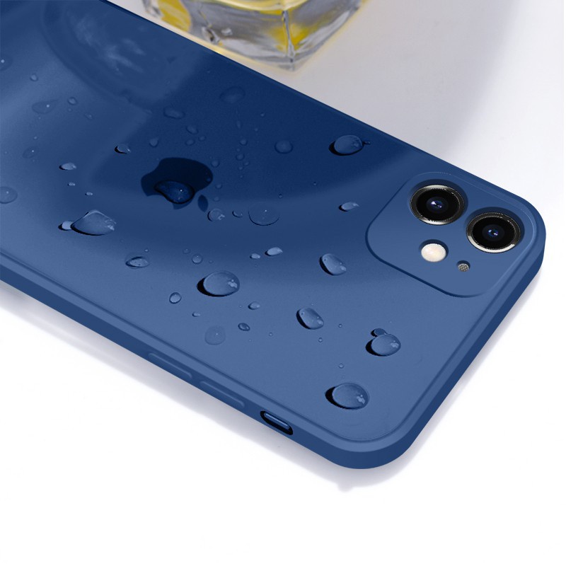 Ốp điện thoại silicon mềm màu trơn bảo vệ camera cho iPhone 13 Pro Max 13 mini 11 12 pro max mini | BigBuy360 - bigbuy360.vn