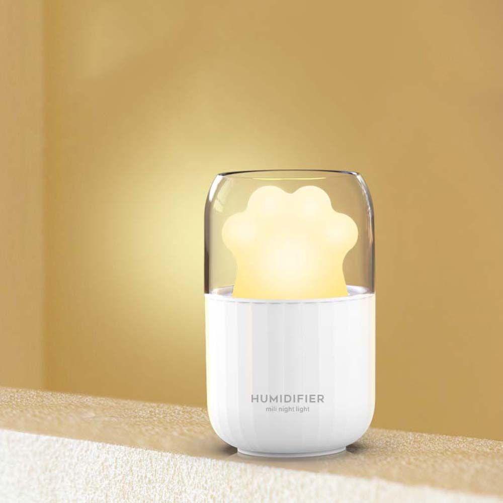 Máy Phun Sương Tạo Độ Ẩm Nano Hình Chân Mèo Sạc USB Cho Xe Hơi
