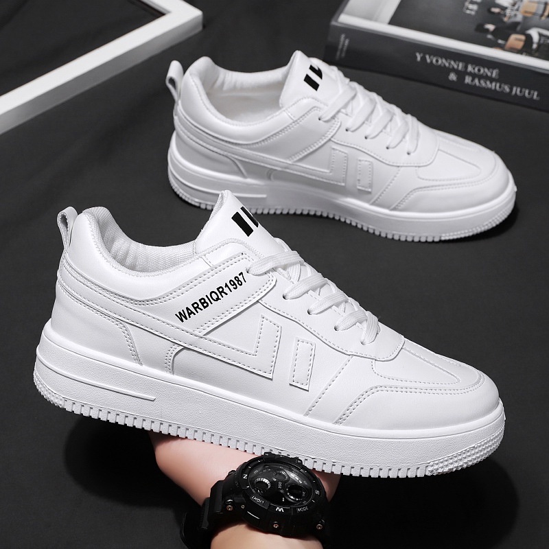 [ẢNH THẬT + Video] Giày nam thể thao Nam cổ thấp, giày Sneaker nam da lì chất siêu đẹp phong cách Hàn Quốc