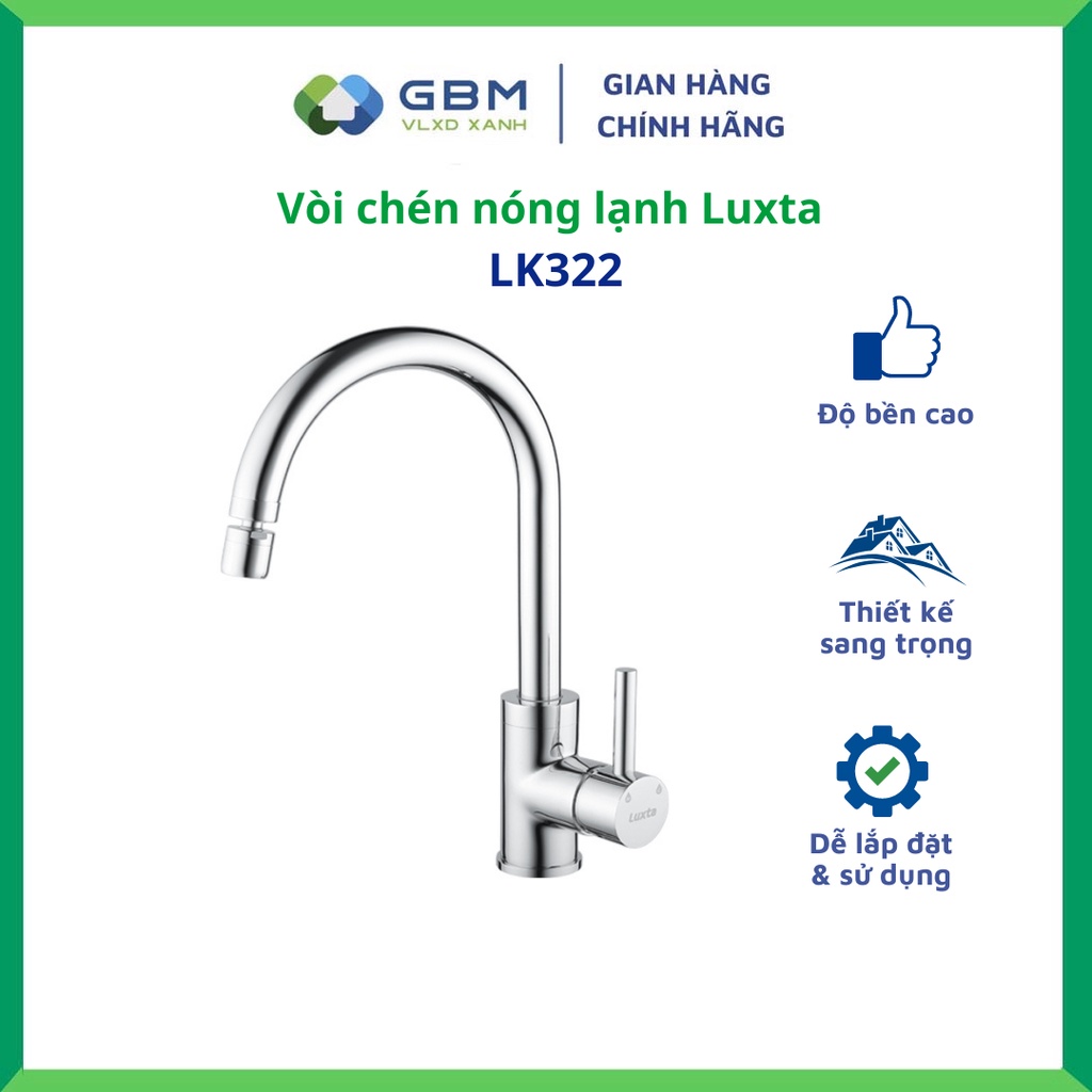 Vòi Chén Nóng Lạnh Luxta LK322