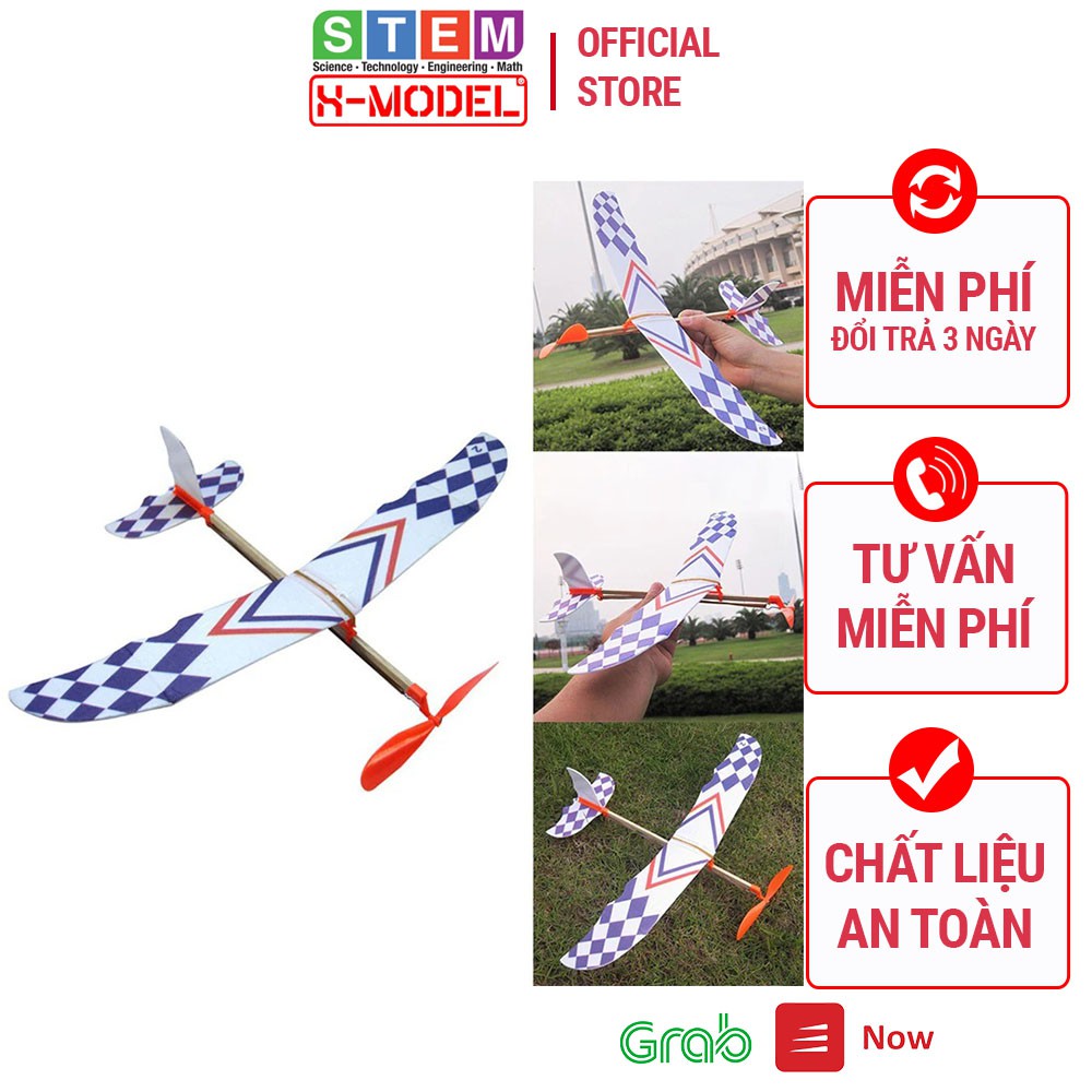 Đồ chơi cho bé Máy bay Xốp ST97 ném tay trong bộ sưu tập đồ chơi tự làm X-MODEL| Giáo dục STEM, STEM