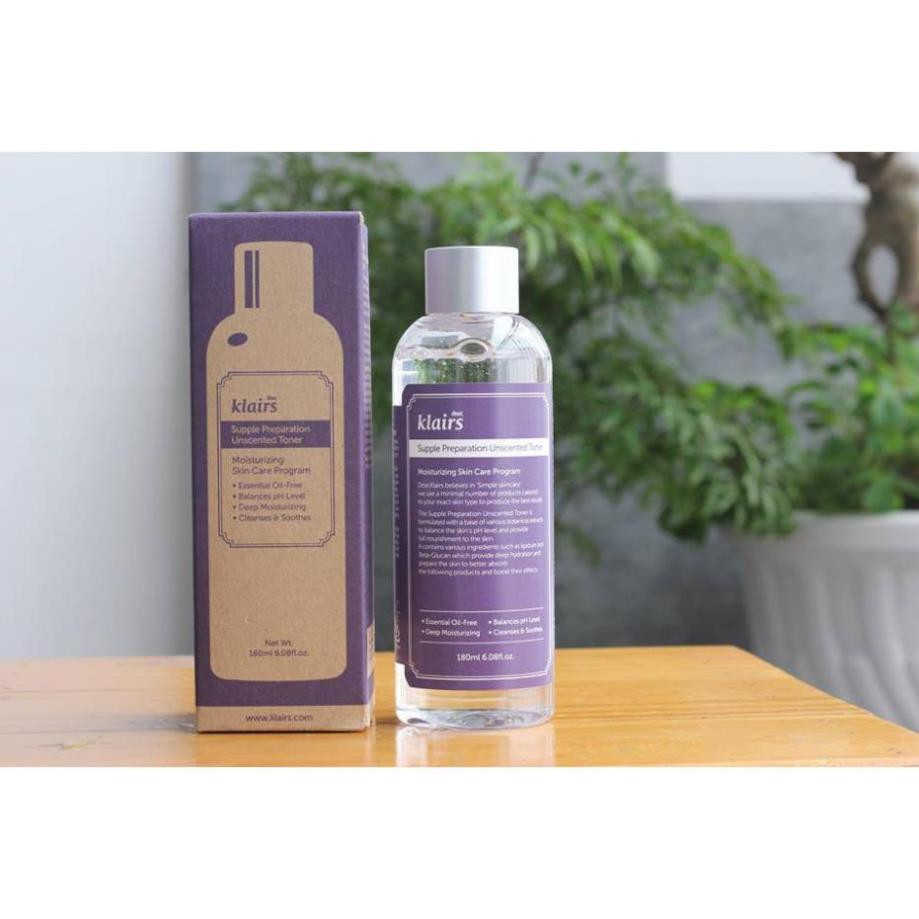 ( MẪU MỚI NHẤT) Toner Chống Viêm Dưỡng Ẩm Klairs Supple Preparation Facial 180ml | BigBuy360 - bigbuy360.vn