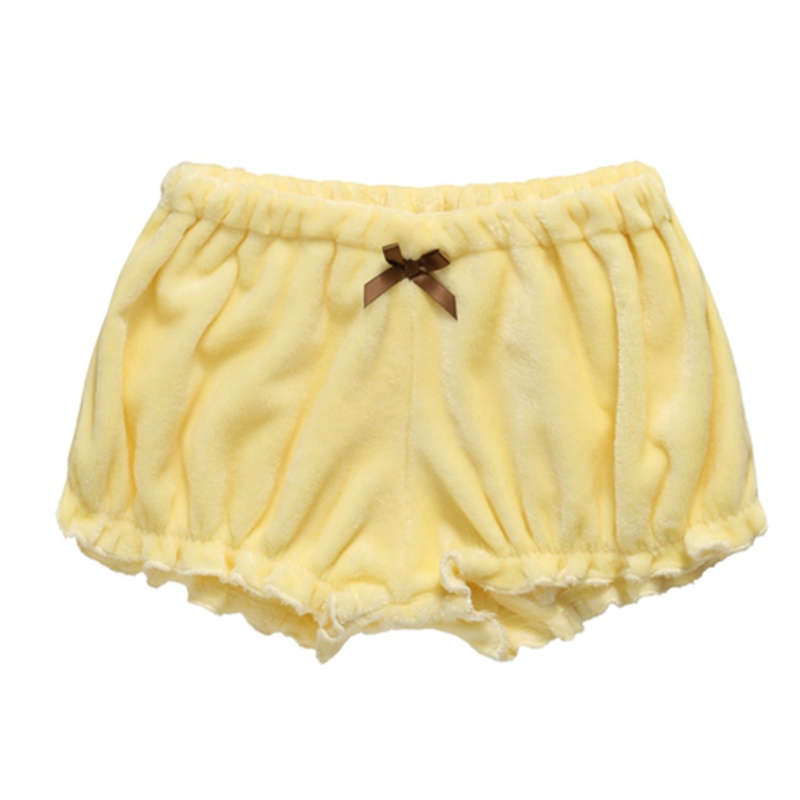 Set Đồ Ngủ 2 Món Gồm Áo Ống Và Quần Short Vải Nhung Thêu Hình Hoạt Hình Dễ Thương Cho Nữ