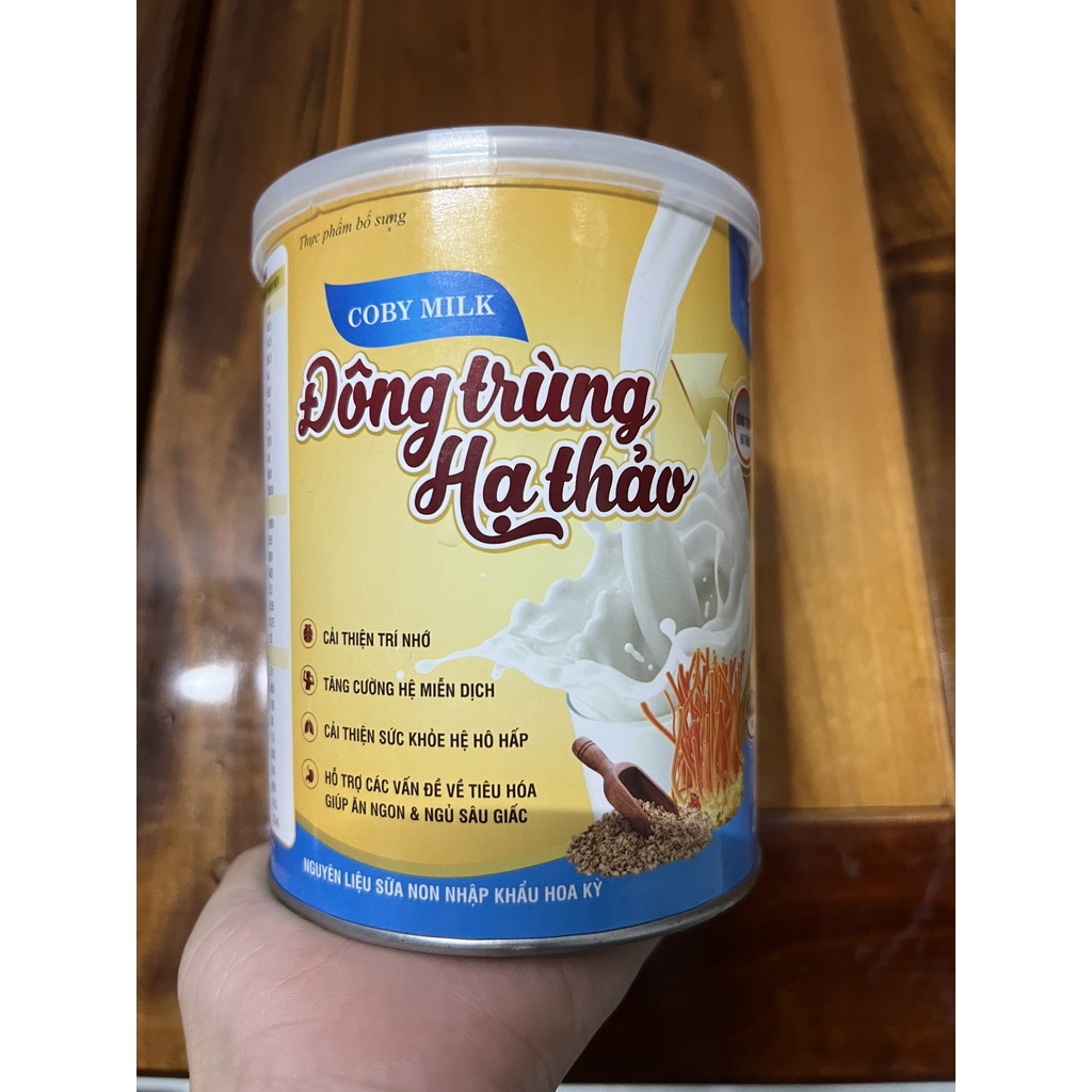 [Tặng 5 Nạ Trắng Da] Sữa Bột Đông Trùng Hạ Thảo COBY MILK- Giúp Tăng Sức Đề Kháng, Nâng Cao Miễn Dịch Date 2025