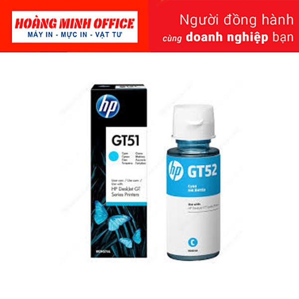 Mực màu in phun GT51 (M0H57AA) – Cho máy HP DeskJet GT 5810/ GT 5820