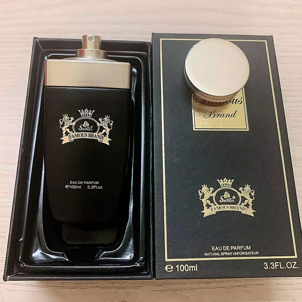 [SIÊU HIẾM] Nước Hoa Nam Chính Hãng SELLION FAMOUS BRAND 100ML mùi hương nam tính mạnh mẽ sang trọng quý phái | Thế Giới Skin Care