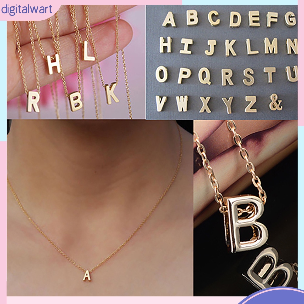 Dây chuyền mặt chữ cái sang trọng cá tính trẻ trung dành cho nữ