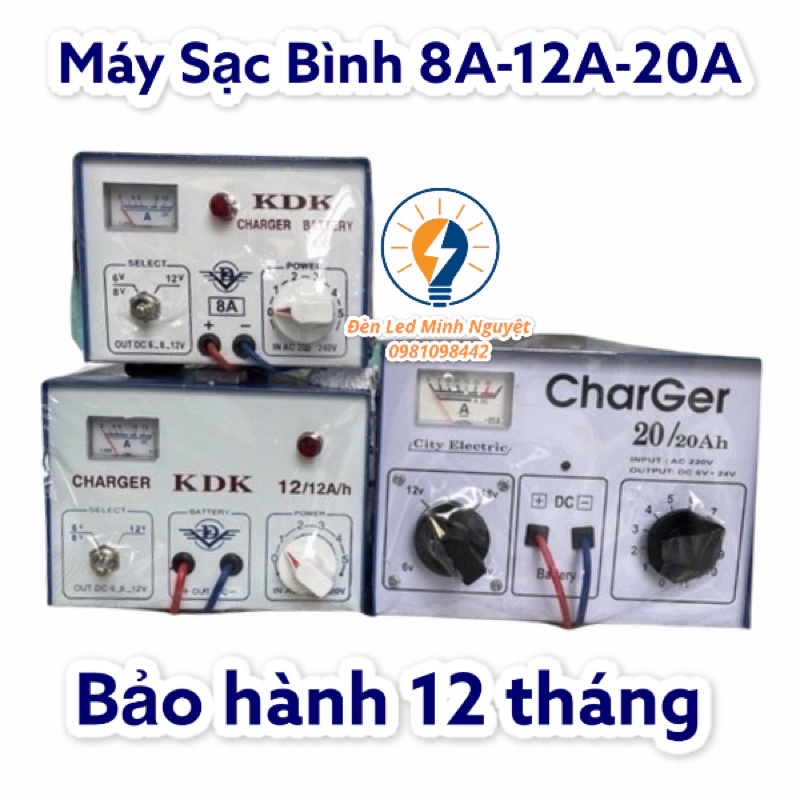 MÁY SẠC BÌNH ẮC QUY .8A.....12A.....20A.