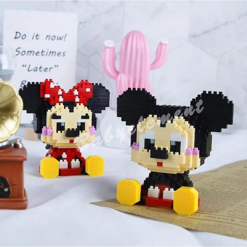 Disney Khối Xây Dựng LinaBell StellaLou Series Pop Búp Bê Triều Chơi Máy Tính Để Bàn Trang Trí Người Lớn Trẻ Em Quà Tặng Đồ Chơi