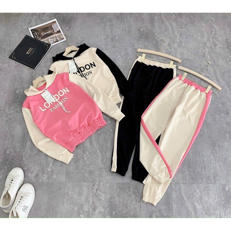 Set thể thao nón tay dài - chất nỉ bông siêu dày dặn - hàng cao cấp hình thật carotshop