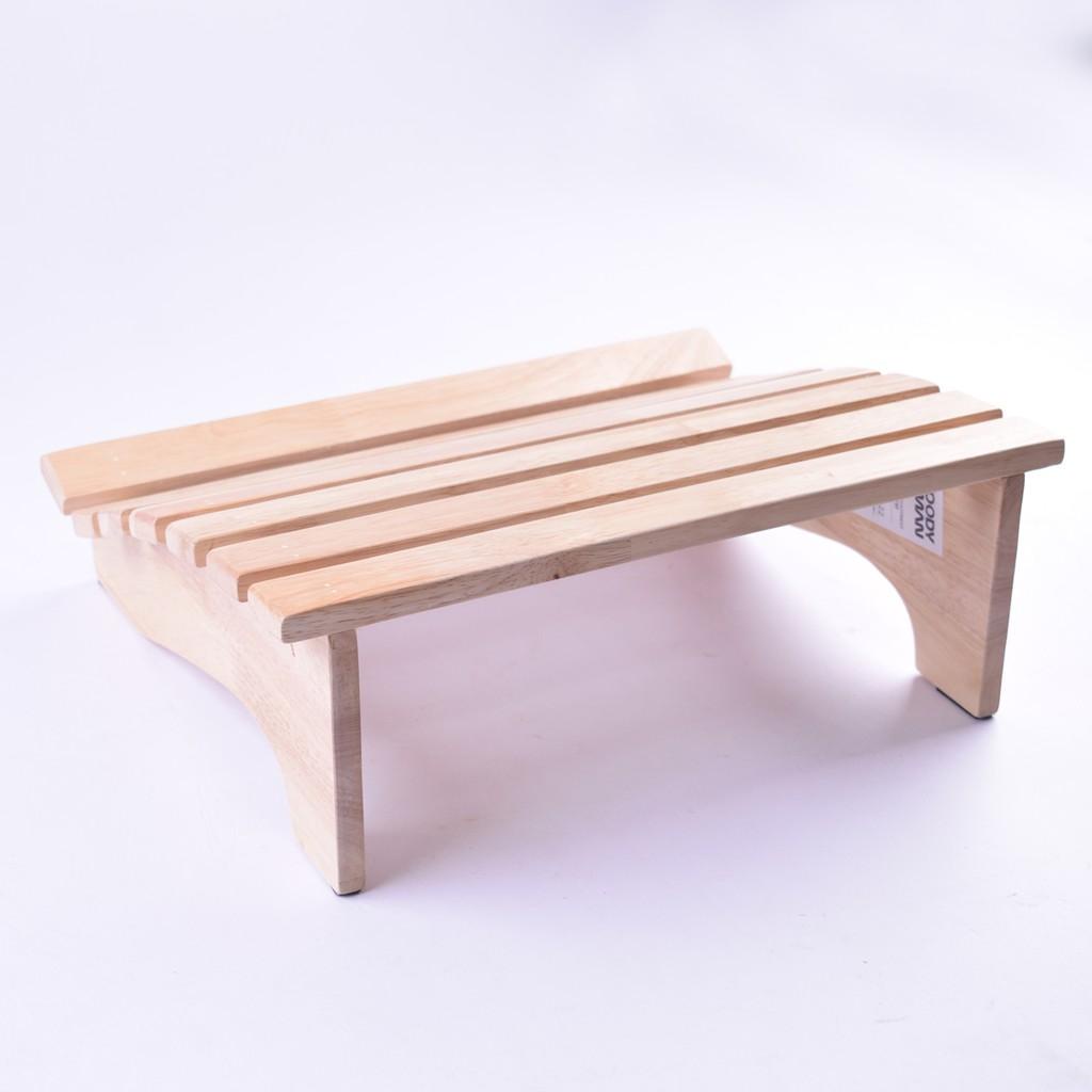 Ghế gỗ GIÁ ĐỂ kê chân văn phòng bàn học tập làm việc gỗ thông tự nhiên mang đến sự thoải mái nhất