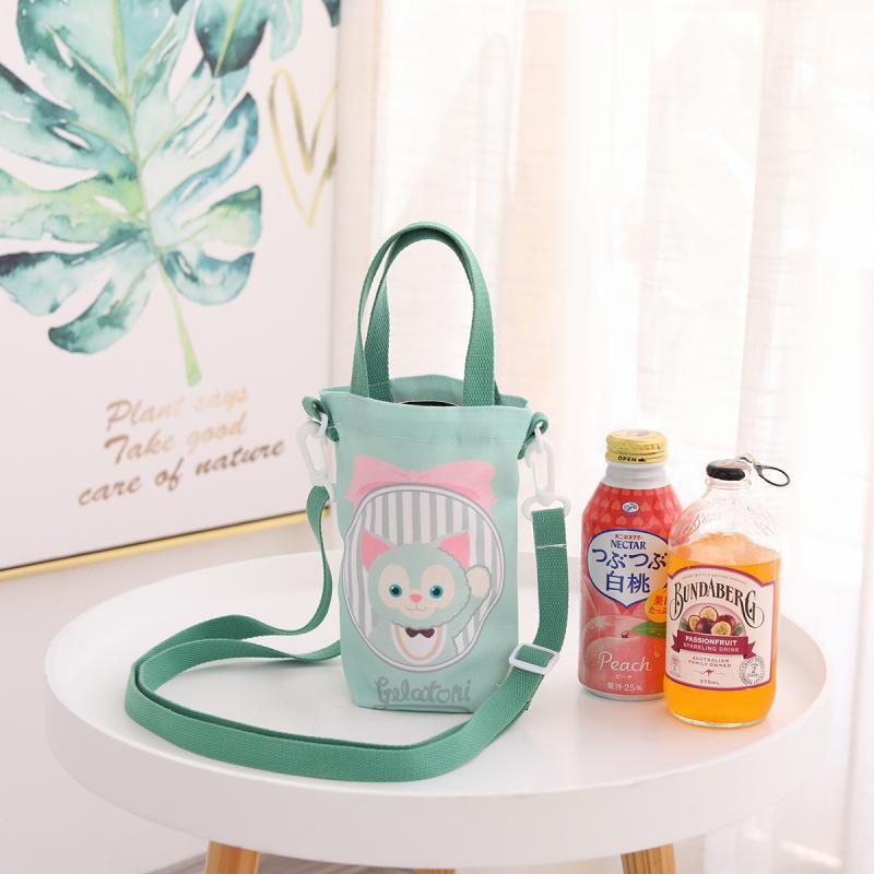 Túi Đựng Bình Nước Giữ Nhiệt Họa Tiết Hoạt Hình Dễ Thương Cho Học Sinh