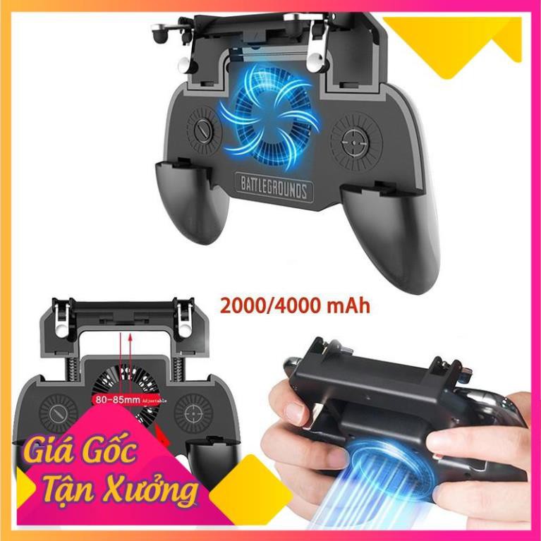 [ Giá sỉ ] TAY CẦM GAME CÓ QUẠT SR KIÊM PIN DỰ PHÒNG