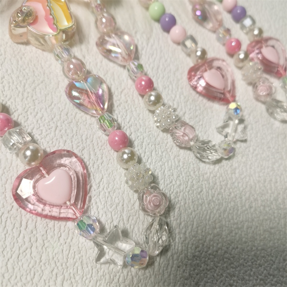 Dây Đeo Điện Thoại Acrylic Nhiều Màu Sắc Chống Thất Lạc Hình Que Kem Dễ Thương