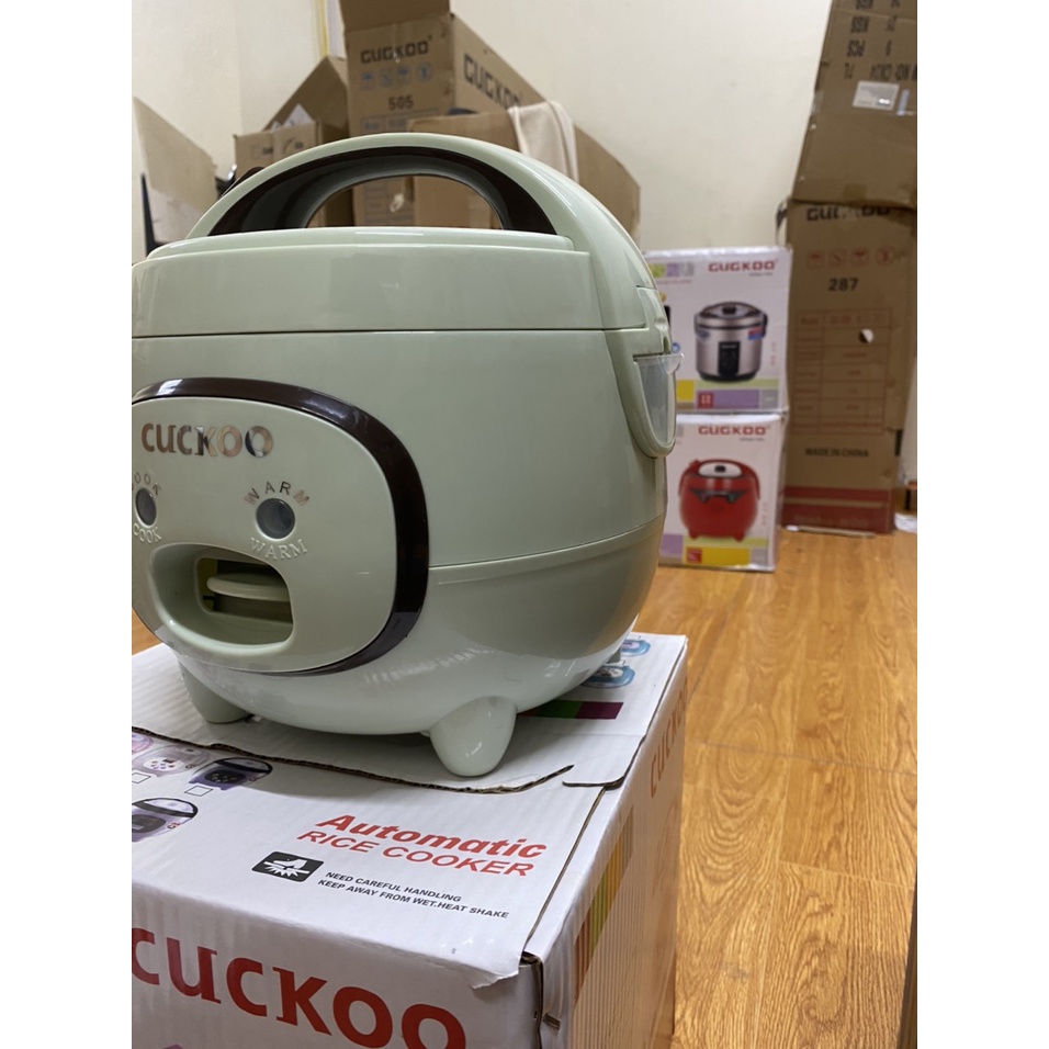 Nồi Cơm Điện mini CUCKOO CR387/NKMedia- Dung tích 1L,1L8 kiểu dáng Con Lợn Siêu Đáng Yêu, BH 12 tháng