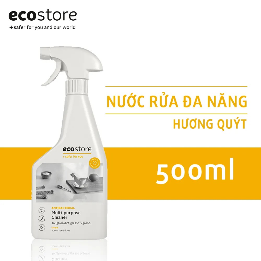 Nước rửa đa năng hương quýt gốc thực vật Ecostore 500ml