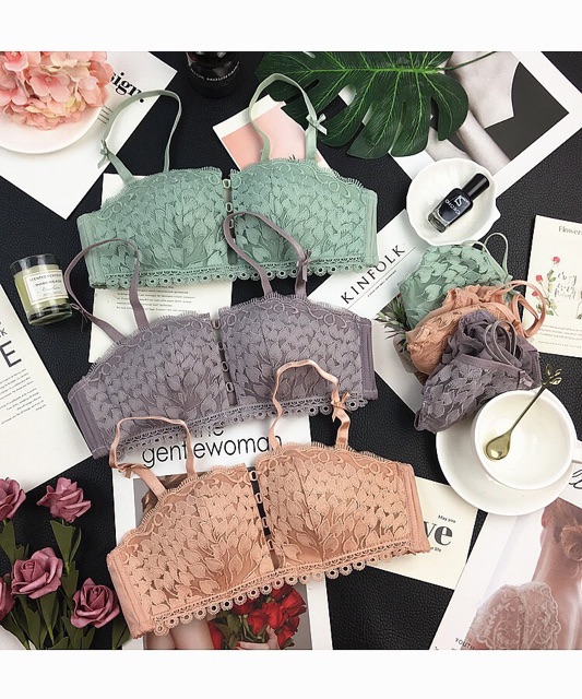 Bộ đồ lót ren cúp vuông cao cấp | BigBuy360 - bigbuy360.vn