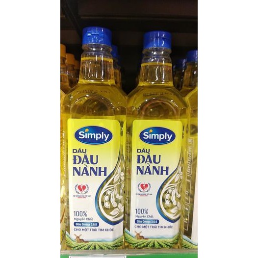 Dầu đậu nành hiệu simply 1l