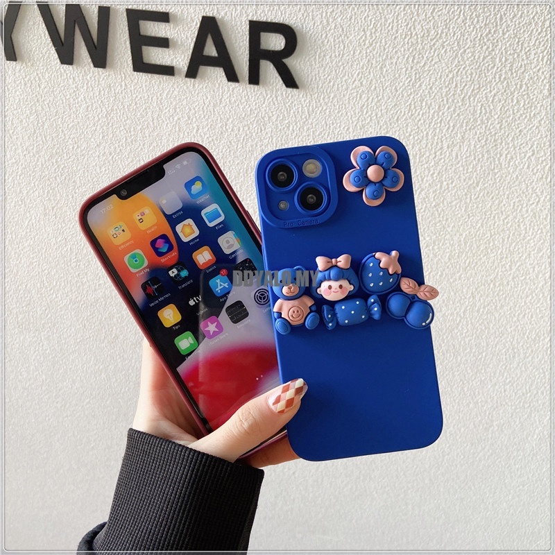 Ốp Điện Thoại Mềm In Hình Gấu/Bé Gái Cho Realme 8i 9i 9 Pro Plus C35 C31 7 5 6 Pro