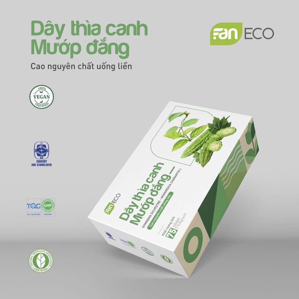 Cao dây thìa canh- mướp đắng Faneco giúp hạ đường huyết, hạ huyết áp, hỗ trợ điều trị bênh tiểu đường