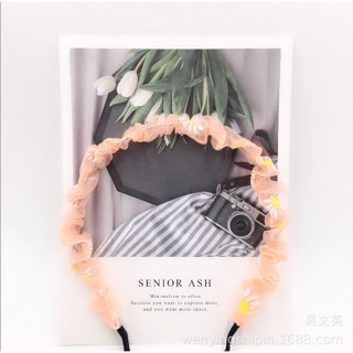 Bờm tóc hoa cúc siêu xinh