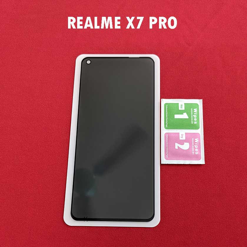 Kính cường lực phủ màn hình chống nhìn trộm Realme X7 Pro