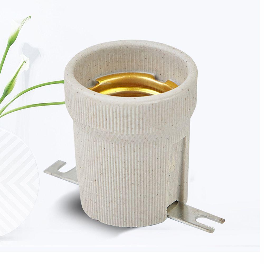 Chuôi Đèn E27 Chịu Nhiệt Độ Cao Phong Cách Cổ Điển Kèm Giá Đỡ Gắn Trần Nhà Tiện Dụng
