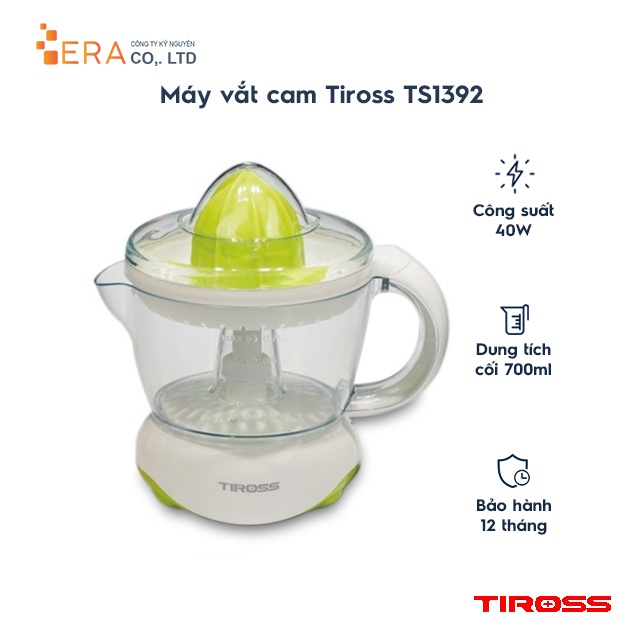 [Mã ELHA22 giảm 6% đơn 300K] Máy vắt cam Tiross TS1392