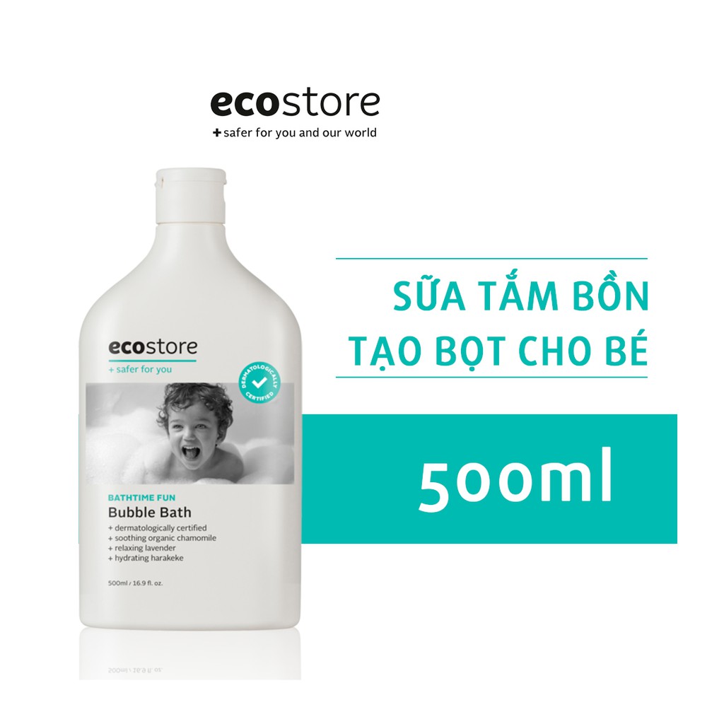 Sữa tắm bồn tạo bọt gốc thực vật Ecostore cho bé 500ml