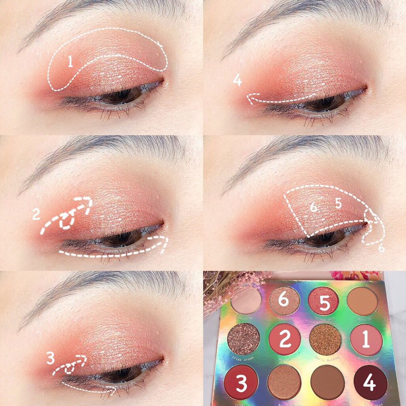 Bảng Phấn Mắt Colourpop 12 ô Sweet Talk Pressed Powder Palette