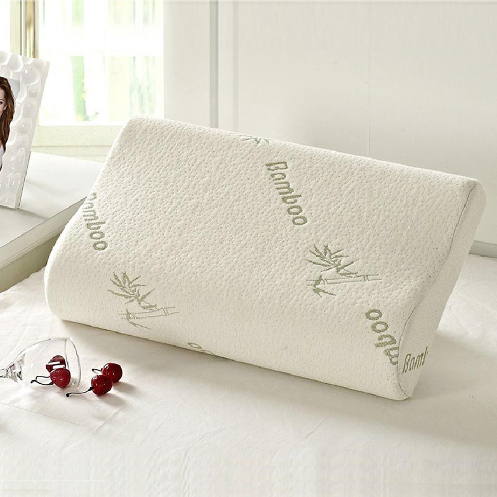 [FORU] Matefield Comfort Orthopedic Bamboo Fiber Sleeping Pillow Memory Foam Pillows