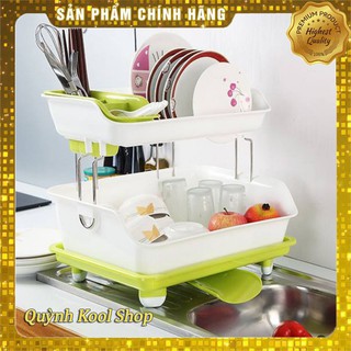 💓Giá Úp Bát 2 Tầng Có Khay Hứng Nước💓GIÁ ÚP BÁT TIỆN LỢI AN TOÀN