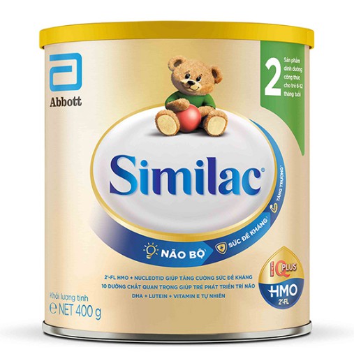 Sữa Similac IQ Plus HMO số 2 - 400g (6-12 tháng)