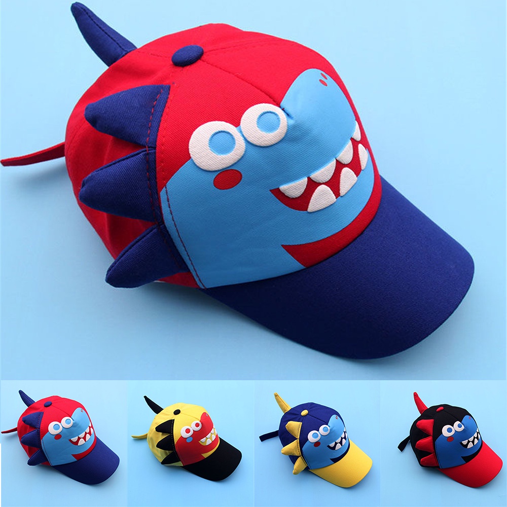 Mũ Lưỡi Trai Hình Khủng Long Dễ Thương Cho Bé Mẫu Giáo