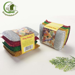 Miếng rửa chén bát kim tuyến - giao màu ngẫu nhiên