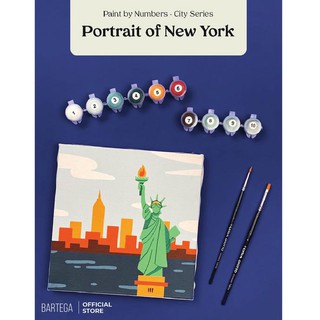 Tranh sơn dầu theo số Bartega - chân dung New York (Giất lượng cao)
