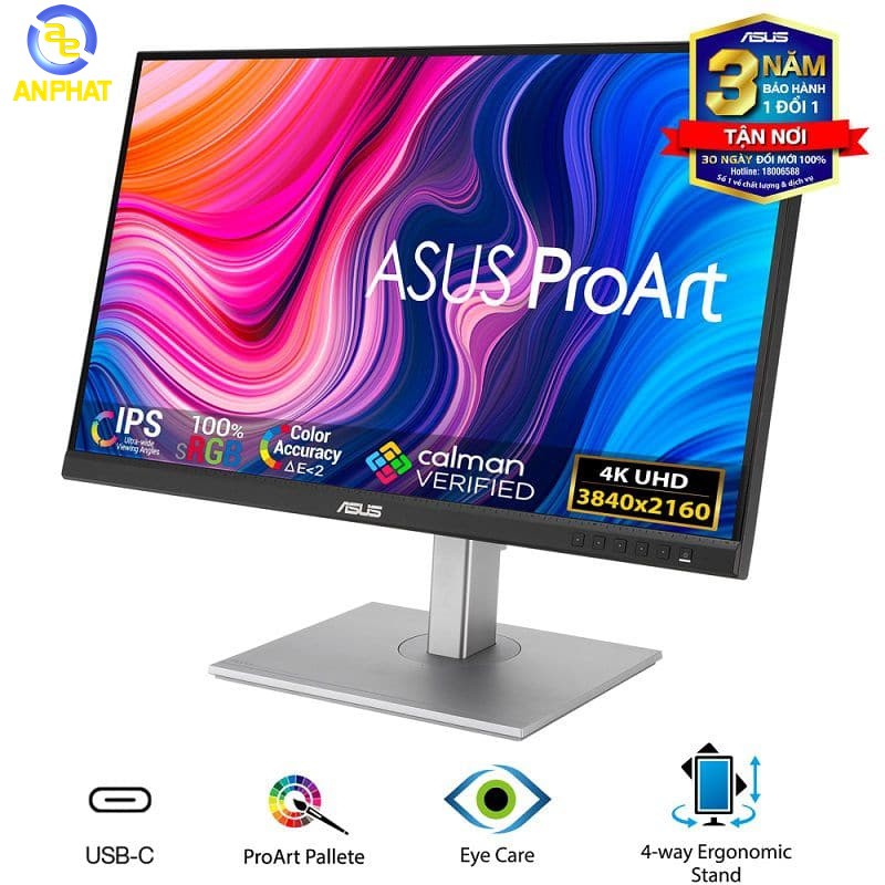 [Mã ELTECHZONE giảm 5% đơn 500K] Màn hình máy tính ASUS ProArt PA279CV 27 inch 4K IPS - Chuyên đồ họa- Hàng chính hãng