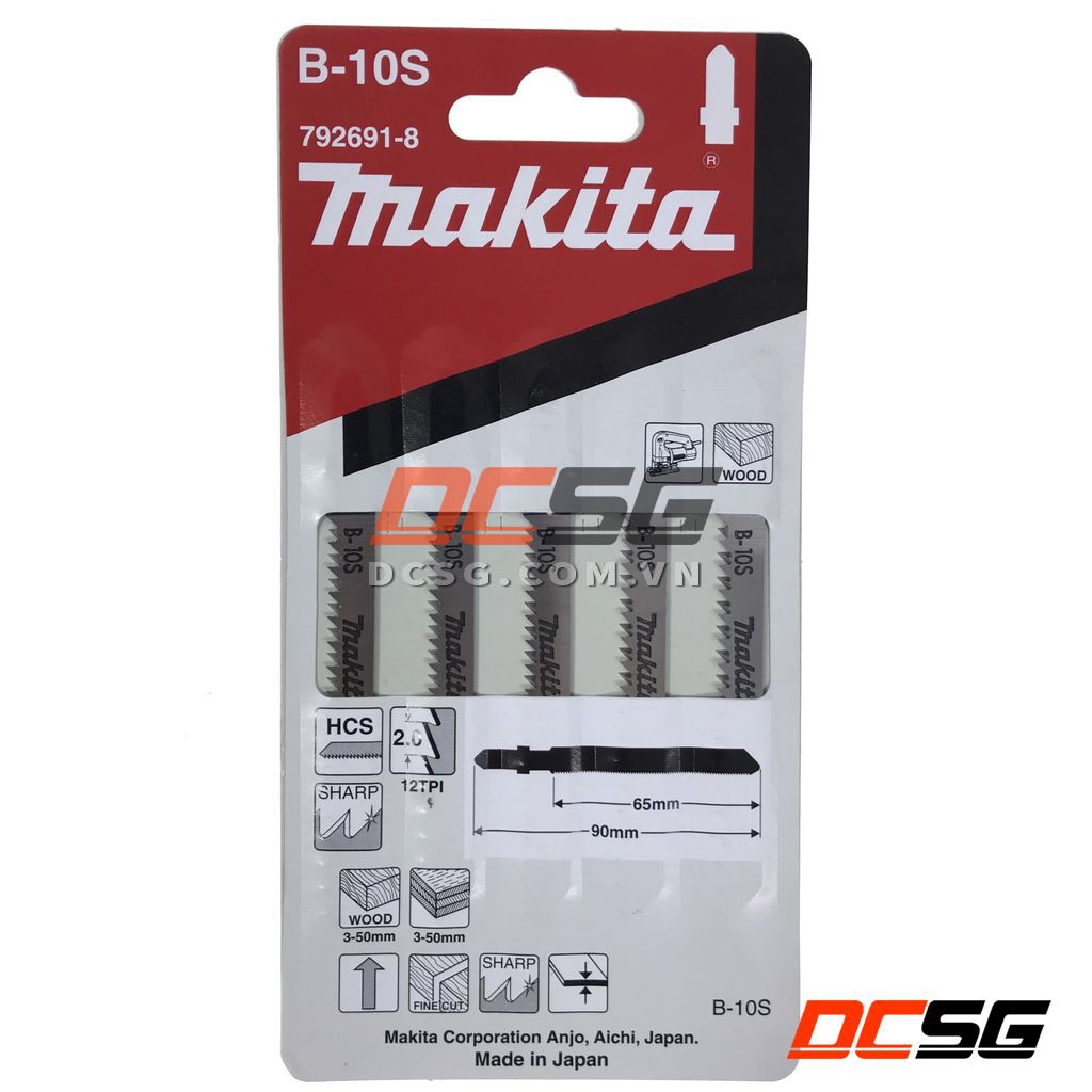 Lưỡi cưa lọng cắt gỗ B-10S Makita 792691-8 (1 lưỡi) | DCSG