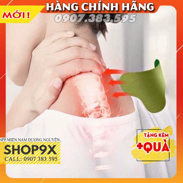 Hộp 12 Miếng Dán Ngải Cứu Vai Gáy Giảm Đau Cổ Vai Gáy, Thải Độc__Phutuan2410