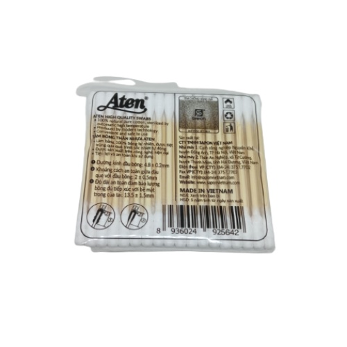 Bông ráy tai-tăm bông thân gỗ