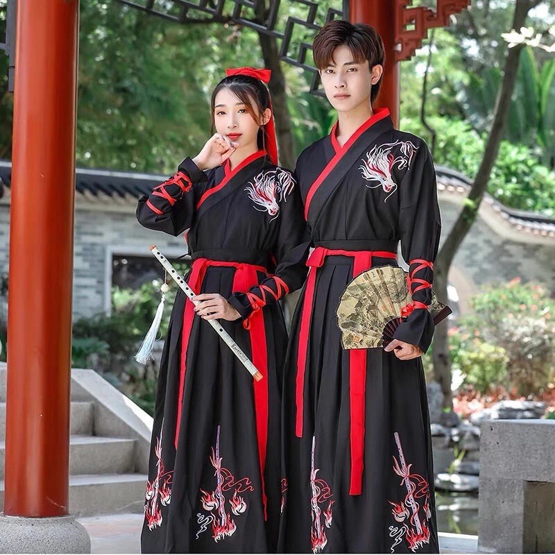 Trang phục cosplay  cổ trang nam, nữ  các họa tiết trên bộ đồ là thêu | BigBuy360 - bigbuy360.vn