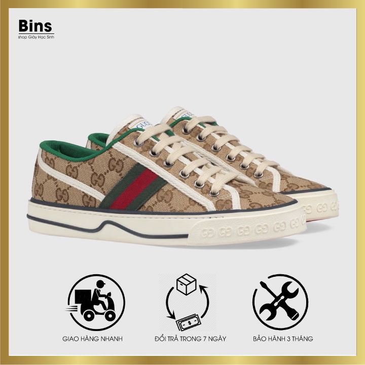 Giày 𝐆𝐔𝐂𝐂𝐈 Tennis 1977 - Hàng cao cấp GIÀY VẢI + ĐẾ CAO SU