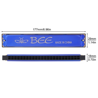 Kèn Harmonica 24 Lỗ 3 Màu Tùy Chọn