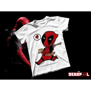 Áo thun Cotton Unisex - Movie - Dead Pool - Dead pool chibi