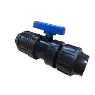 Van 2 đầu rắc co HDPE  D20 D25 D32 D40